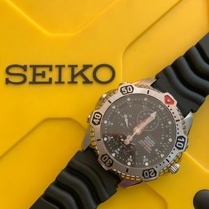 SEIKO Scuba Diver’s Cal7K52. 200 m. Water Resistant Depth Sensor. Collectible.